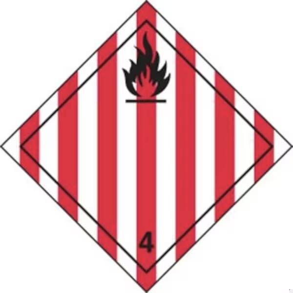 Accuform TDG PLACARD CLASS 4 273MM x 273MM TCP420FV100 TCP420FV100 - main